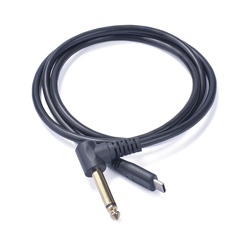 Audio kabel Type-C na 6,35 mm, zlatno-platinasti konektori, jezgro od čistog bakra, bakreni vodiči bez oksidacije