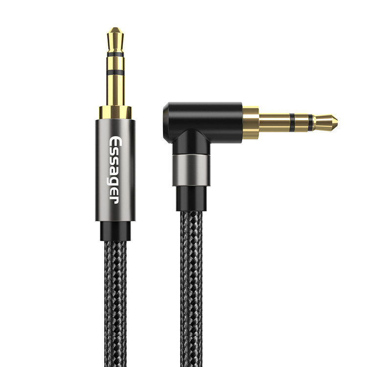 ESSAGER EYP35-WTA 3,5 mm muški‑na‑muški audio kabel, pozlaćeni konektori, bakreno jezgro, za digitalne uređaje