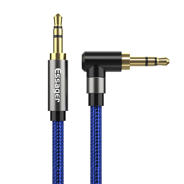 ESSAGER EYP35-WTA 3,5 mm muški‑na‑muški audio kabel, pozlaćeni konektori, bakreno jezgro, za digitalne uređaje
