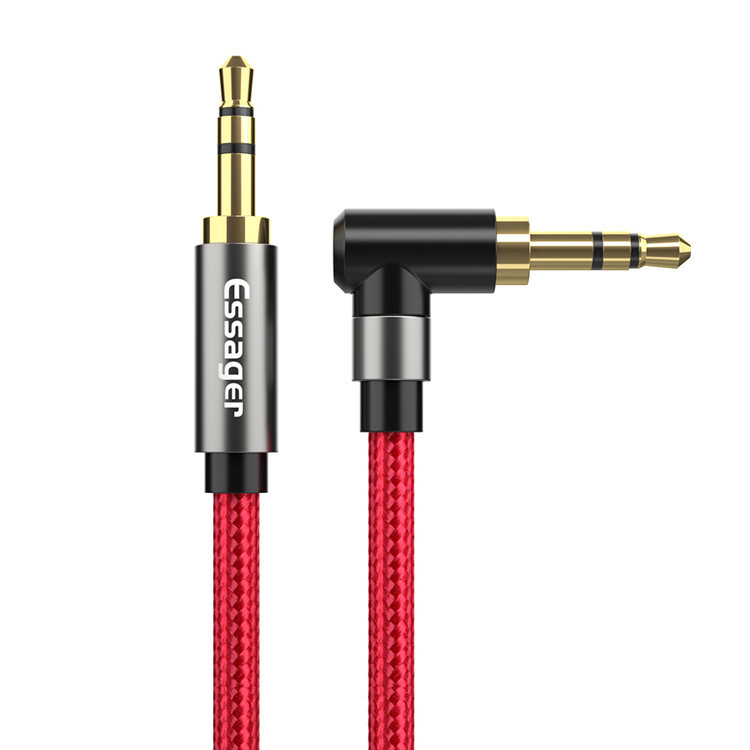 ESSAGER EYP35-WTA 3,5 mm muški‑na‑muški audio kabel, pozlaćeni konektori, bakreno jezgro, za digitalne uređaje