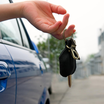 PU kožená taška na kľúče – prenosná, proti strate a škrabaniu, s možnosťou tlače loga