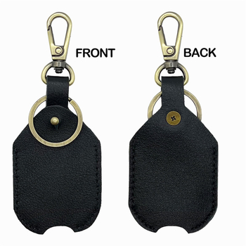 PU kožená taška na kľúče – prenosná, proti strate a škrabaniu, s možnosťou tlače loga