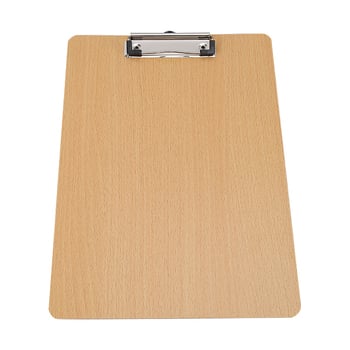 Ξύλινο κλιπμπορντ αρχείων και δοκιμαστικών σελίδων – υλικό: ξύλο; τύπος σφιγκτήρα: μονή σφιγκτήρα; πάχος πλάκας: 180; μέγεθος στερέωσης: 10 εκ.; κατάλληλα μεγέθη χαρτιού: A4/A5