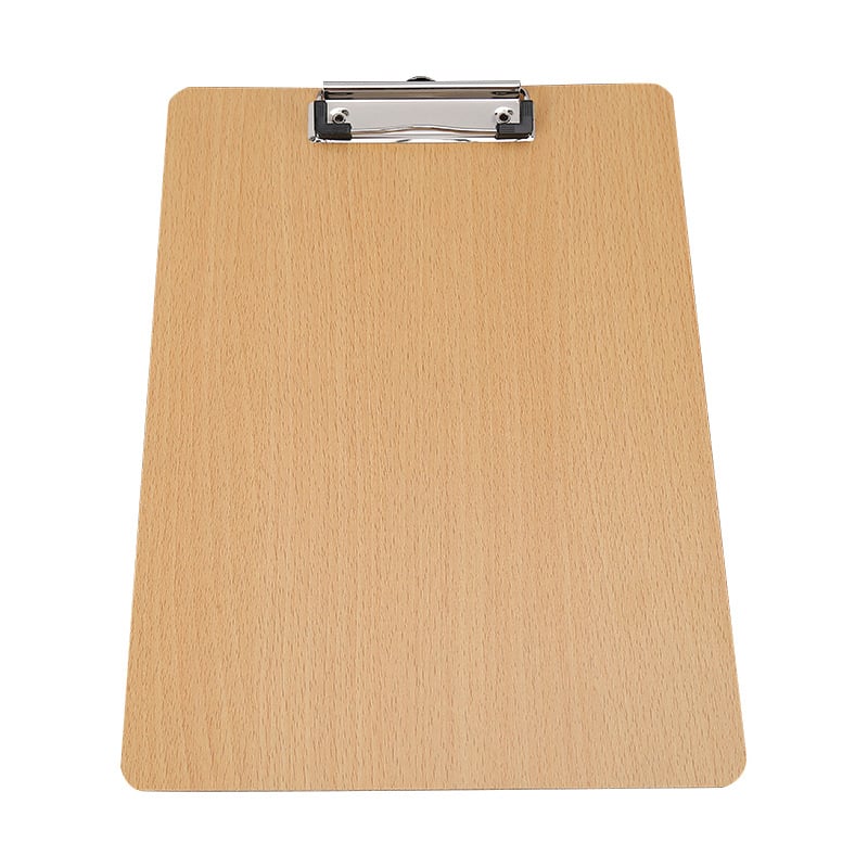 Ξύλινο κλιπμπορντ αρχείων και δοκιμαστικών σελίδων – υλικό: ξύλο; τύπος σφιγκτήρα: μονή σφιγκτήρα; πάχος πλάκας: 180; μέγεθος στερέωσης: 10 εκ.; κατάλληλα μεγέθη χαρτιού: A4/A5