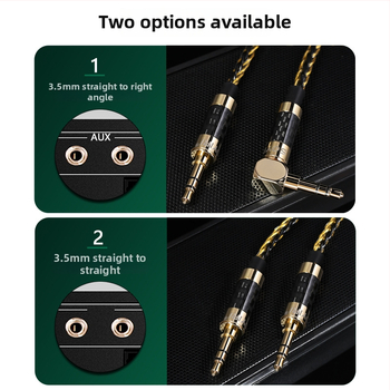 SOYIRI AUX kabel 3.5mm muški-muški za računala i auto audio, model YS-X21, zlatno premazivanje, jezgro bakra prevučeno srebrom, bakar bez kisika, ROHS potvrda
