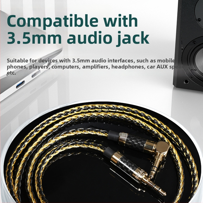 SOYIRI AUX kabel 3.5mm muški-muški za računala i auto audio, model YS-X21, zlatno premazivanje, jezgro bakra prevučeno srebrom, bakar bez kisika, ROHS potvrda