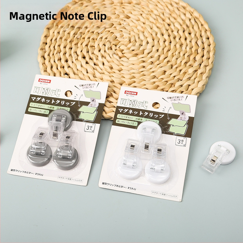 DOINN Magnētiskais piezīmju turētājs japāņu stilā – biroja galds, materiāls: magnētiskais plastiks, modelis 2469/2454, piemērots universālajiem dokumentiem