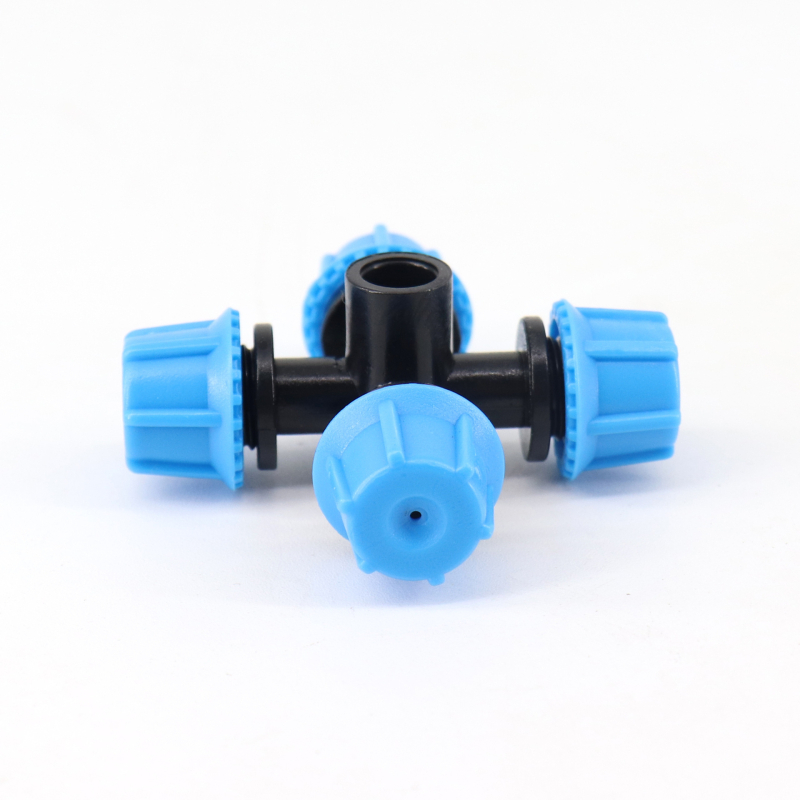 Xiuning Garden POM Mikropostrekovacia tryska, Štvorkrátová krížovo-atomizačná, pre záhradné zavlažovanie a chladenie skleníka