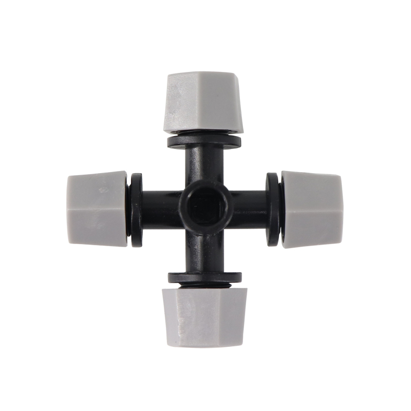 Xiuning Garden POM Mikropostrekovacia tryska, Štvorkrátová krížovo-atomizačná, pre záhradné zavlažovanie a chladenie skleníka