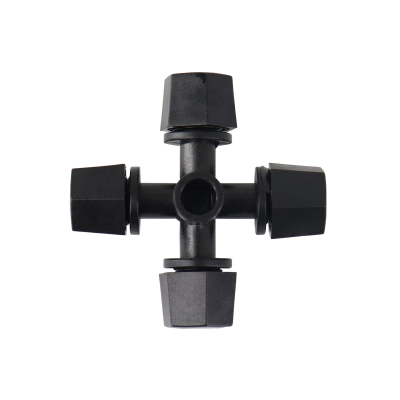 Xiuning Garden POM Mikropostrekovacia tryska, Štvorkrátová krížovo-atomizačná, pre záhradné zavlažovanie a chladenie skleníka