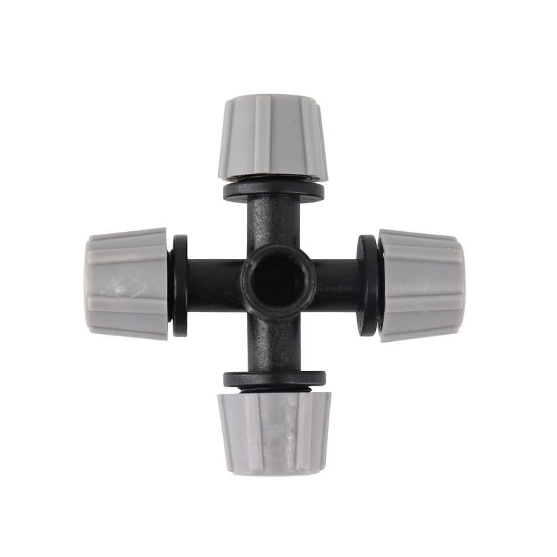 Xiuning Garden POM Mikropostrekovacia tryska, Štvorkrátová krížovo-atomizačná, pre záhradné zavlažovanie a chladenie skleníka