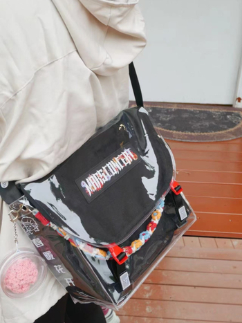 Āra ūdensizturīga PVC uzglabāšanas soma ar aizsarg vāciņu – viegla, caurspīdīga, versija 25, piemērota āra sportam