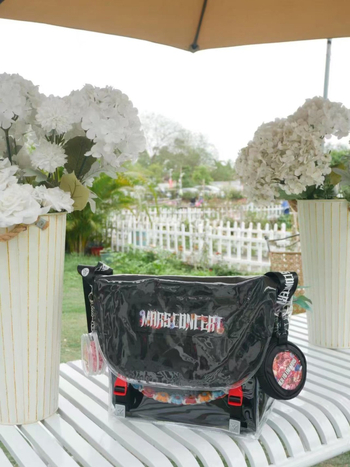 Āra ūdensizturīga PVC uzglabāšanas soma ar aizsarg vāciņu – viegla, caurspīdīga, versija 25, piemērota āra sportam