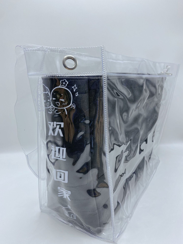 Āra ūdensizturīga PVC uzglabāšanas soma ar aizsarg vāciņu – viegla, caurspīdīga, versija 25, piemērota āra sportam