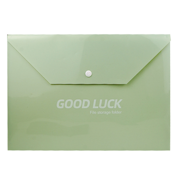 Snaps dokumentu kabatiņa A4, plastmasa, biezums 0,5 cm, 1 lappuses ietilpība, pielāgošana pieejama, ar drukātu logotipu