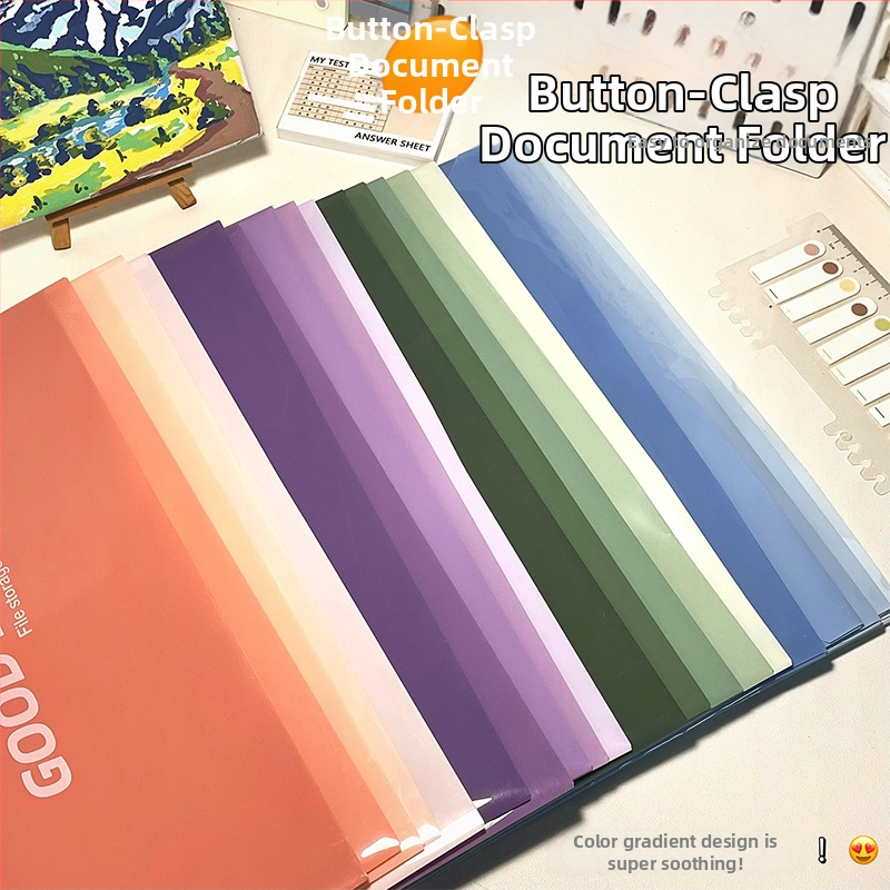 Snaps dokumentu kabatiņa A4, plastmasa, biezums 0,5 cm, 1 lappuses ietilpība, pielāgošana pieejama, ar drukātu logotipu