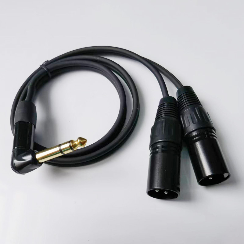 Benaste kábel zvukovej línie, trojžilný 65-otáčkový dvojitý XLR, kábel 1–2 pre mixážny pult/zesilovač/steréo/mikrofón, meďové jadro