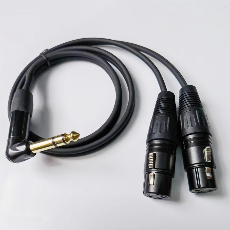Benaste kábel zvukovej línie, trojžilný 65-otáčkový dvojitý XLR, kábel 1–2 pre mixážny pult/zesilovač/steréo/mikrofón, meďové jadro