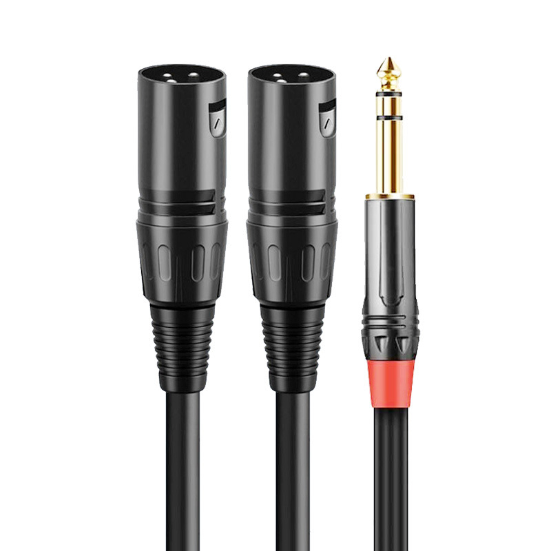 Benaste kábel zvukovej línie, trojžilný 65-otáčkový dvojitý XLR, kábel 1–2 pre mixážny pult/zesilovač/steréo/mikrofón, meďové jadro