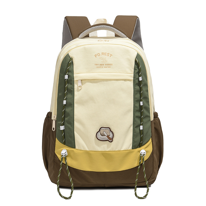 Ruksak u korejskom stilu, lagan i vodootporan, 20–35L, najlon, kompatibilan s 8-inčnim prijenosnikom, zakrivljene naramenice