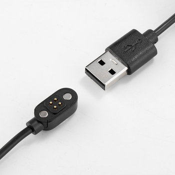 Cablu magnetic de date cu placă de protecție, distanță 2,54 mm, conector USB magnetic cu 4 pini pentru căști cu conducție osoasă și Bluetooth