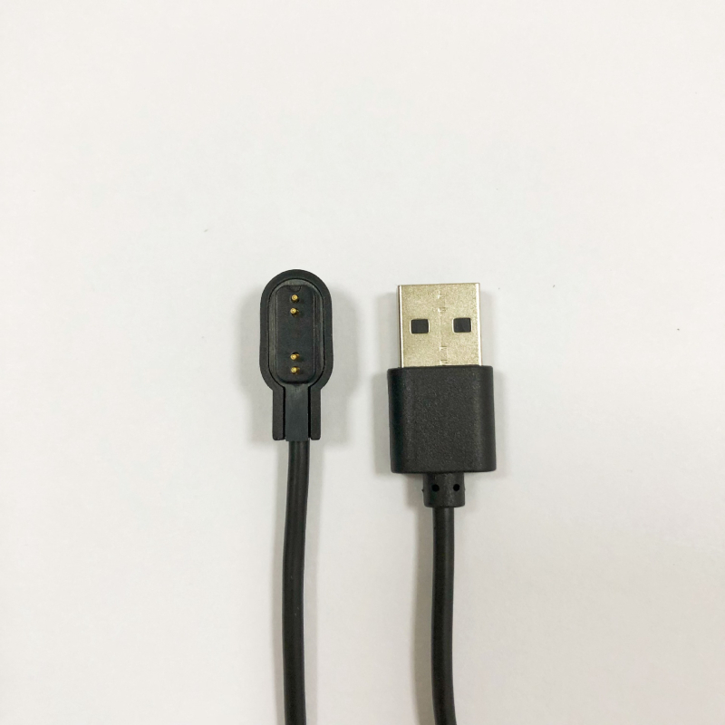 Cablu magnetic de date cu placă de protecție, distanță 2,54 mm, conector USB magnetic cu 4 pini pentru căști cu conducție osoasă și Bluetooth