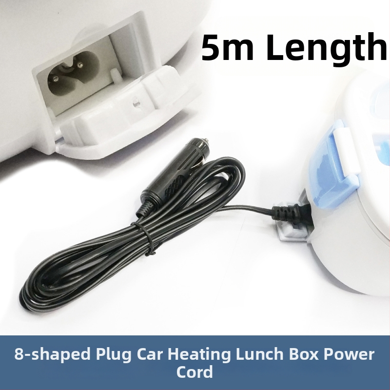 Napájací kábel pre auto teplovú box na obed; kábel s zapaľovačom; dĺžky 1,5 m, 3 m, 5 m a 10 m | Značka Yong Jin