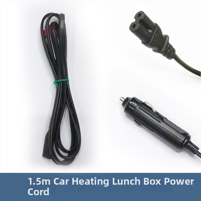Napájací kábel pre auto teplovú box na obed; kábel s zapaľovačom; dĺžky 1,5 m, 3 m, 5 m a 10 m | Značka Yong Jin