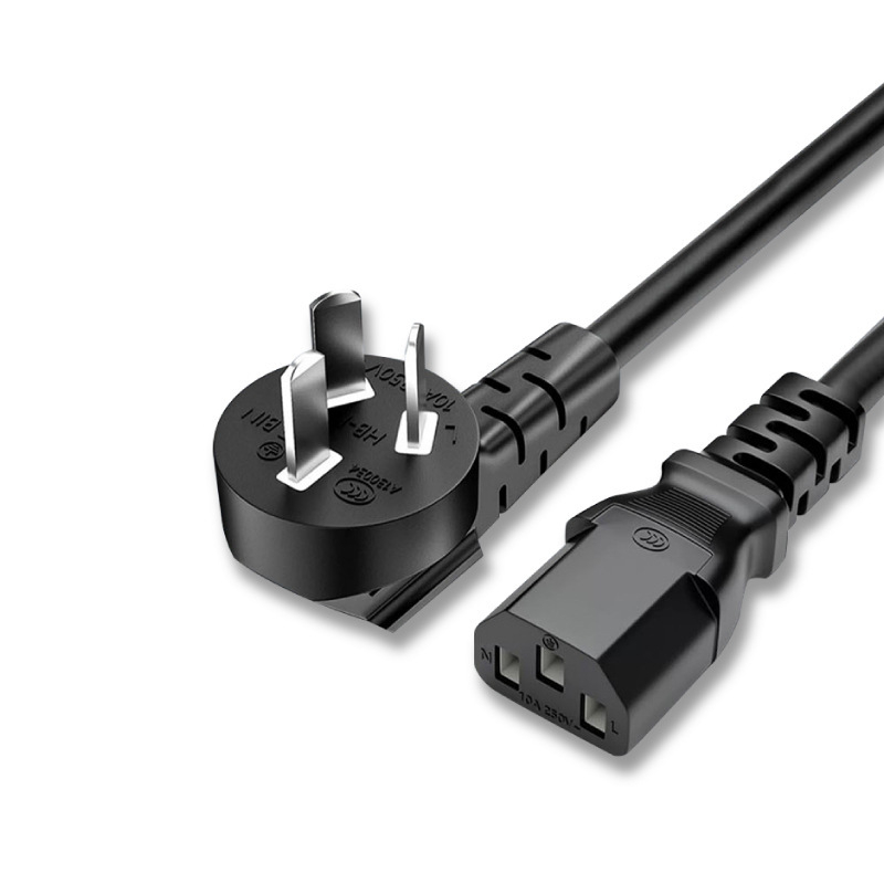 Számítógép-tápkábel, háromvezetékes, háromtűs dugó, Jin Kairui, 3×0.75/3×1.00/3×1.5, 1–5 m