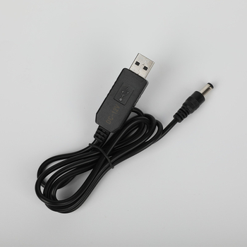 USB–DC tápegységkábel 12V boosthoz, DC 5.5×2.1 mm csatlakozóval, alkalmas routerekhez, optikai modemekhez és egyéb alacsony fogyasztású eszközökhöz