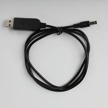 USB–DC tápegységkábel 12V boosthoz, DC 5.5×2.1 mm csatlakozóval, alkalmas routerekhez, optikai modemekhez és egyéb alacsony fogyasztású eszközökhöz