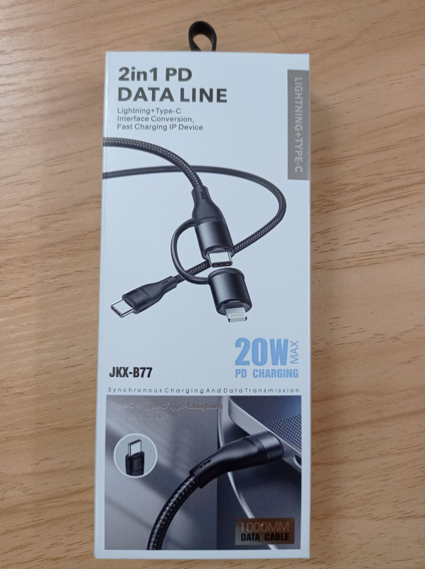 WeYoJu 3-σε-1 σιλικόνης USB καλώδιο δεδομένων για Huawei και Apple — Διασυνδέσεις: Type-C, Lightning, Micro USB, Mini USB; Γρήγορη φόρτιση; Μέγιστη έξοδος 5V