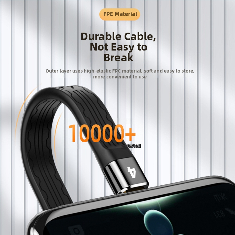 Thunderbolt 4 dátový kábel s flexibilným FPC, 8K UHD projekcia, PD 100W rýchle nabíjanie, 40Gbps prenos