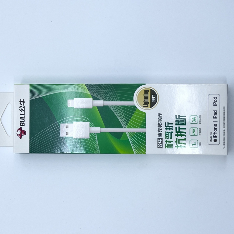 Bull Apple PD20W Cablu USB pentru Încărcare Rapidă (3A)