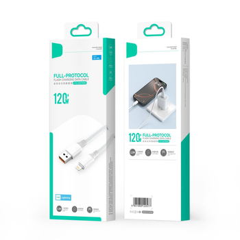 Skn 120W καλώδιο δεδομένων γρήγορης φόρτισης USB/Lightning/Type-C, μήκος 1–2 m, PD συμβατό