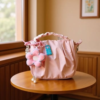 Τσαντάκι μακιγιάζ για γυναίκες, Oxford ύφασμα, αδιάβροχο, επένδυση Nylon, καθημερινή χρήση, στυλ εθνικής μόδας