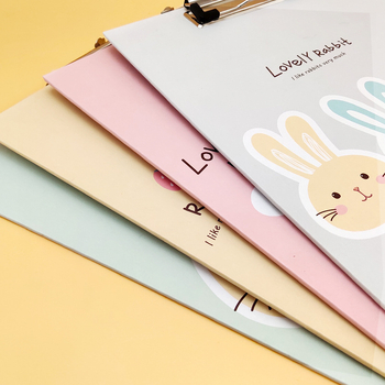 Moon Heng YH-4612 Φάκελος με Κλιπ σε Σχέδιο Λαγουδάκι, Μονοσφιγκτήρας