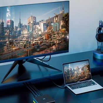 Rögzítő kártya USB 3.2 Type-C adatkábel 4K vetítéshez