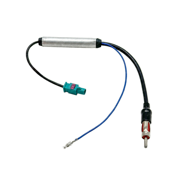 YESEME automa FM antenas signāla pastiprinātājs ar vara vadu un barošanas vadu