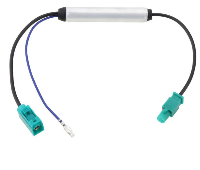 YESEME automa FM antenas signāla pastiprinātājs ar vara vadu un barošanas vadu