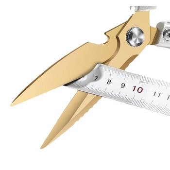 Кухненски ножици от неръждаема стомана, тежко разрязване на кости, многофункционални за риба, налична персонализация