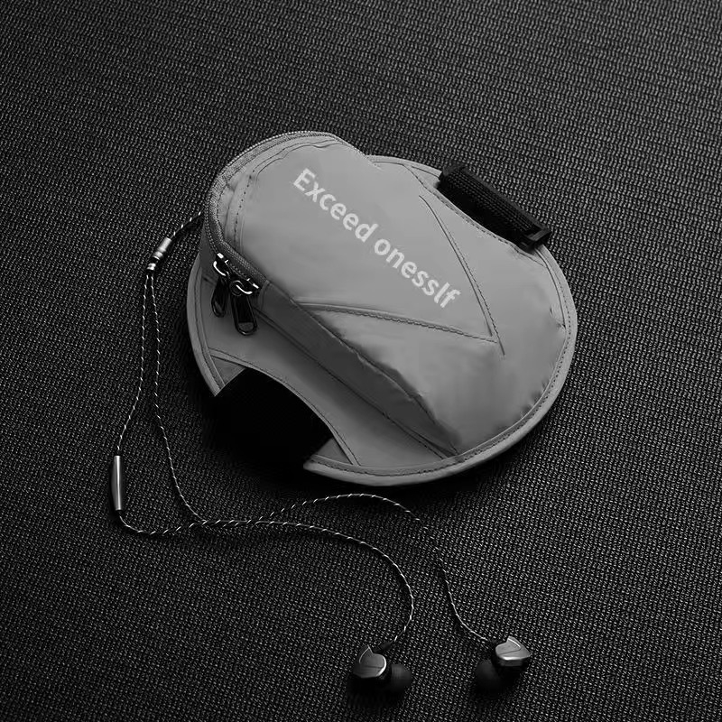 Van Lein Geantă de braț pentru telefon la alergare – armband impermeabil pentru sport în aer liber, unisex, poliester, culoare solidă, căptușeală poliester, reduce sarcina