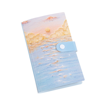 Habiter Monet iedvesota naudas uzkrāšanas grāmata ar caurspīdīgu plastmasas RMB kolekcijas mapīti banknotes uzglabāšanai