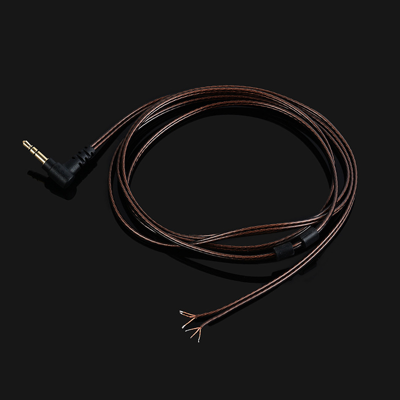 Cablu de reparare pentru căști 1836, LC-OFC dual-paralel, nucleu din cupru pur, cupru fără oxigen (semifabricat)