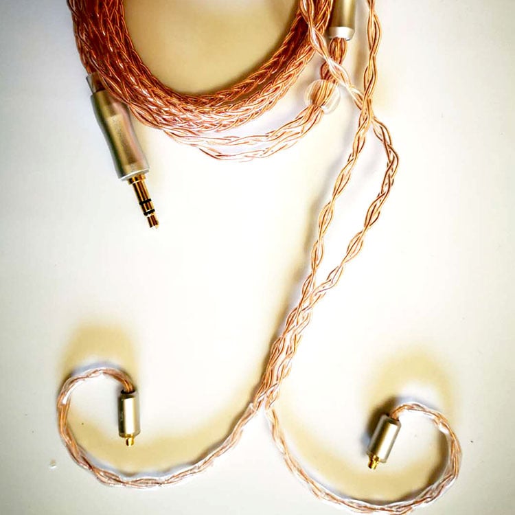DIY kabel za slušalice s premazom MMCX IM50