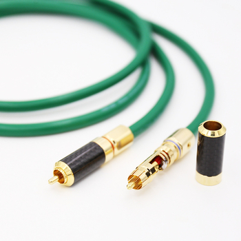 Audiophile RCA audio kabel s četiri jezgre, od čistog bakra sa srebrnim premazom, za HIFI pojačala i CD dekodere