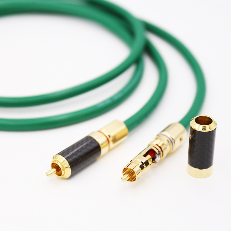 Audiophile RCA audio kabel s četiri jezgre, od čistog bakra sa srebrnim premazom, za HIFI pojačala i CD dekodere