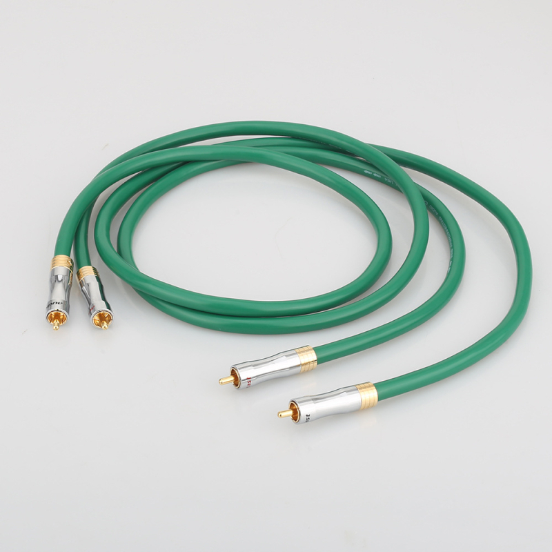 Audiophile RCA audio kabel s četiri jezgre, od čistog bakra sa srebrnim premazom, za HIFI pojačala i CD dekodere