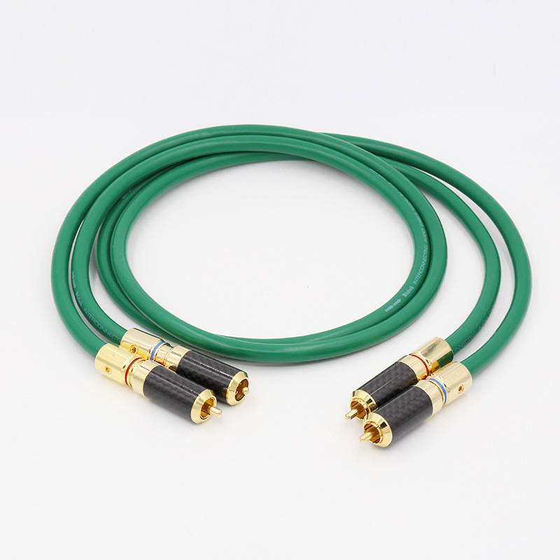 Audiophile RCA audio kabel s četiri jezgre, od čistog bakra sa srebrnim premazom, za HIFI pojačala i CD dekodere