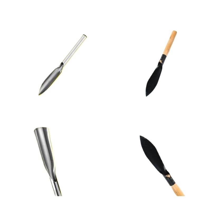 Φτυάρι κήπου από ανοξείδωτο χάλυβα, ενιαίας κατασκευής, για φύτευση λουλουδιών και λαχανικών, σκάψιμο εδάφους και άγρια λαχανικά